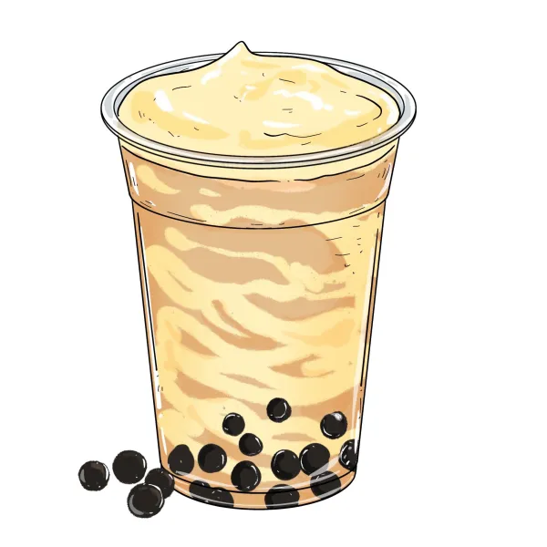 Creme Brulee Bubble Tea